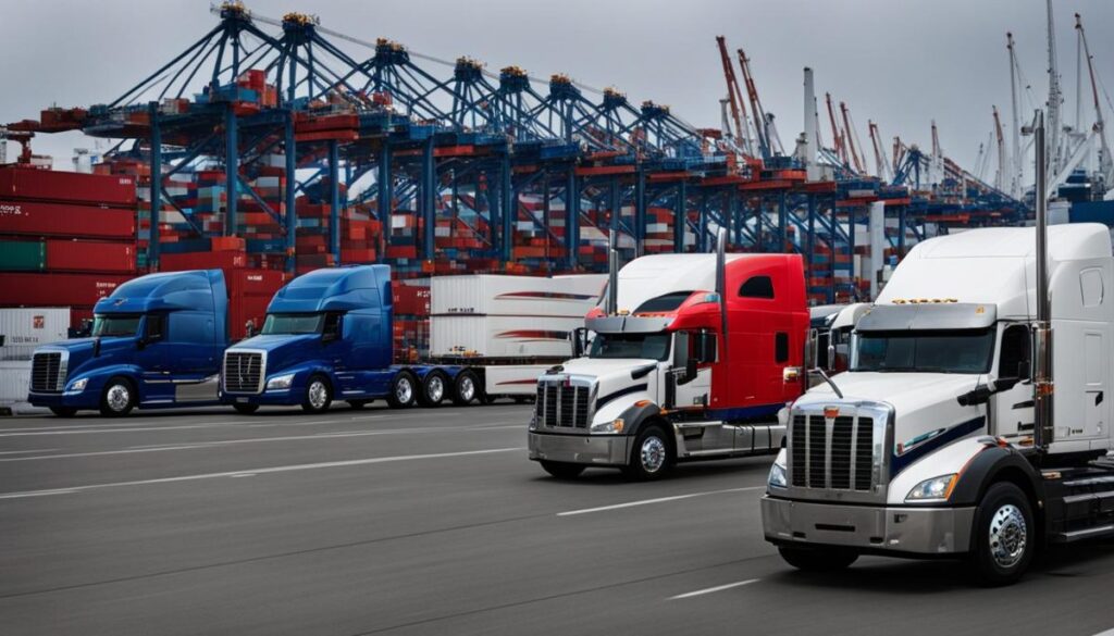 US cargo and vehicle shipping